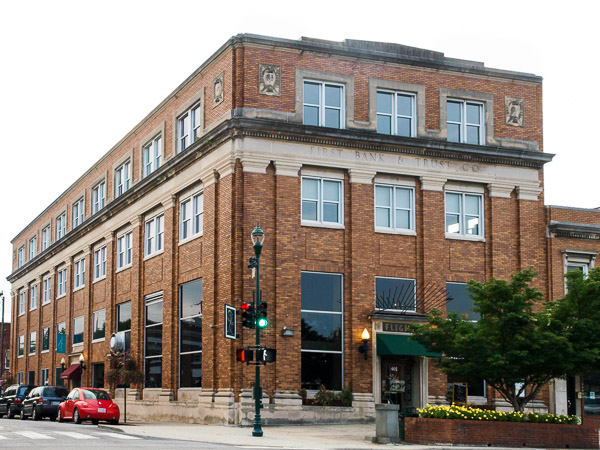 First Bank Trust on Main Street in Hendersonville, NC. 