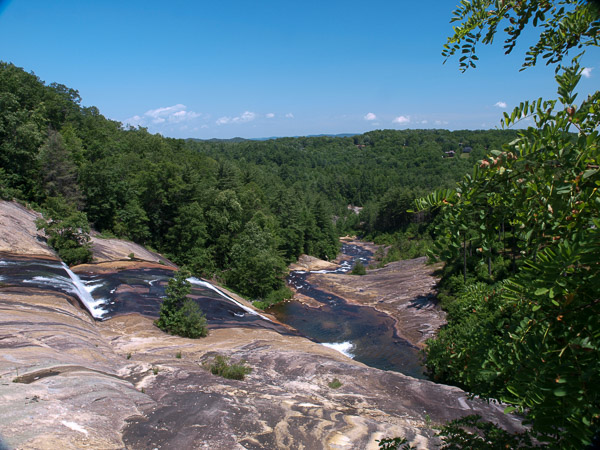 Lake Toxaway Waterfall near the Gorges in Lake Towaway, NC.