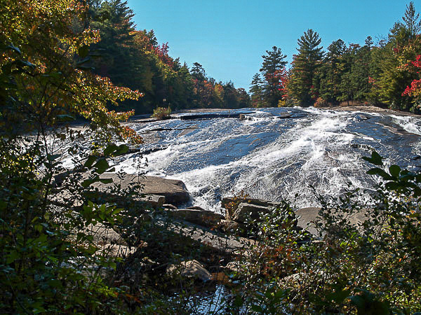 Bridal Veil Falls in Dupont Forest near Hendersonville NC. 