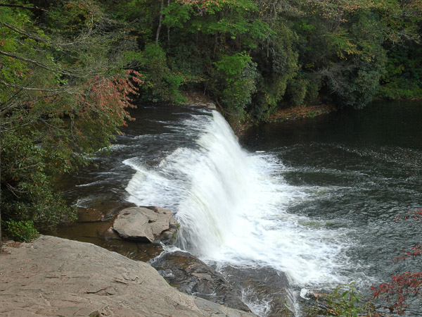 Hooker Falls in Dupont Forest. 