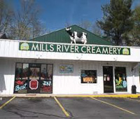 Fun things to do in Hendersonville NC : Mills River Creamery in Mills River, NC. 